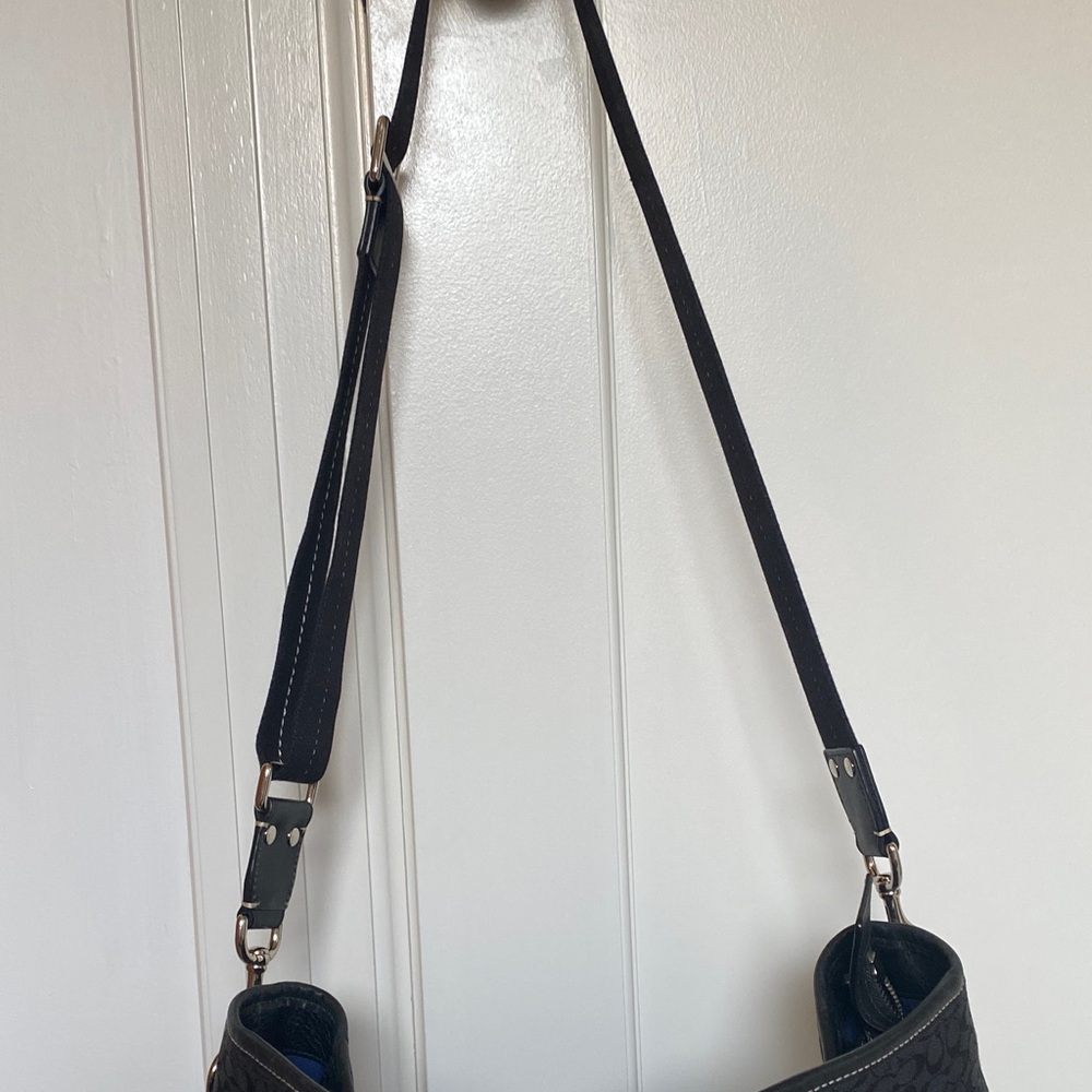 Coach Black Monogram Tote - Picture 7 of 7